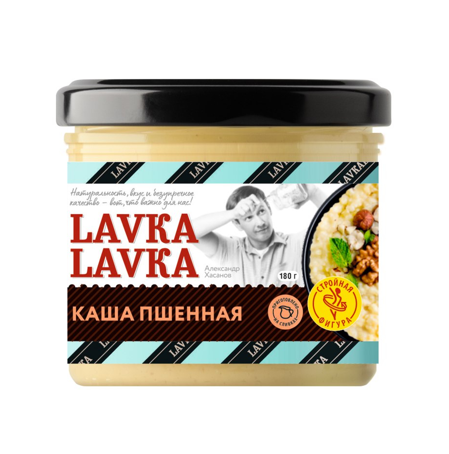Каша LavkaLavka пшенная 180 г масло киприно сливочное алтайское 82% бзмж 200 гр