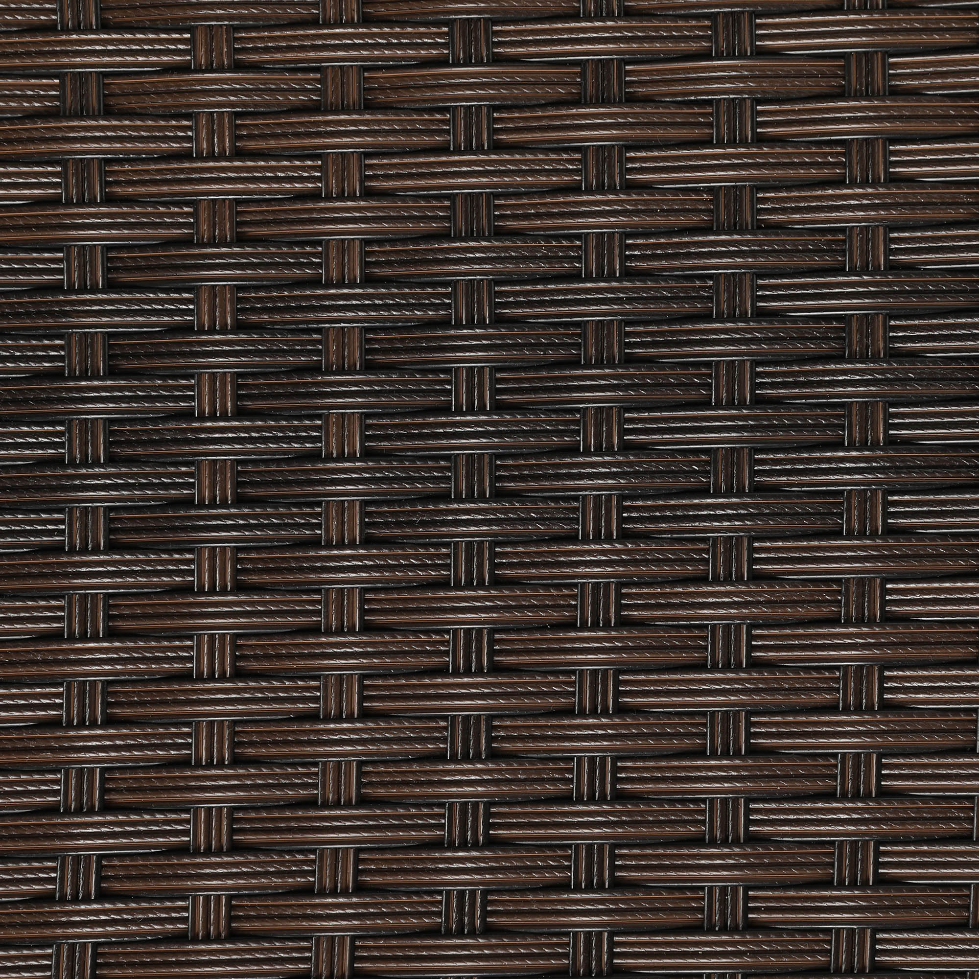 Шезлонг Ns Rattan коричневый с бежевой подушкой, цвет бежевый - фото 10