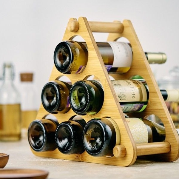 фото Подставка для 6 бутылок walmer wine time 36x17x31 см
