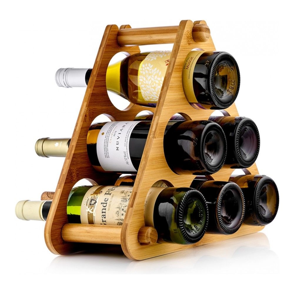 фото Подставка для 6 бутылок walmer wine time 36x17x31 см