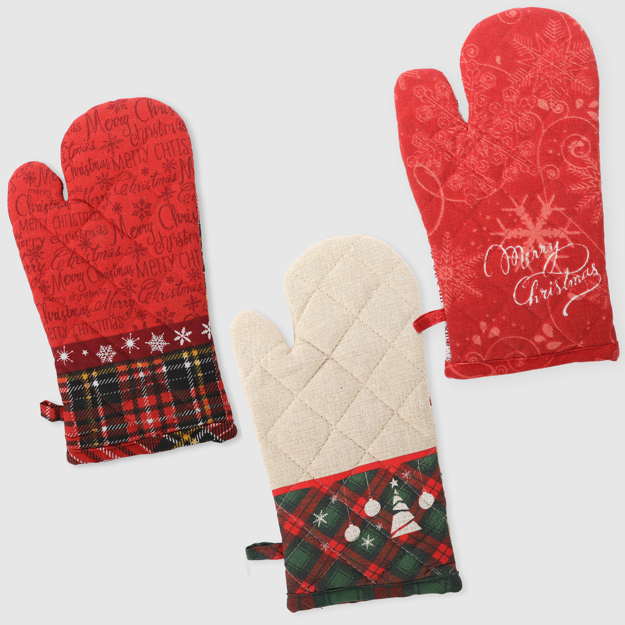 Прихватка-рукавица Ad trend textile-77711 Xmas 18x32 см в ассортименте, цвет красный