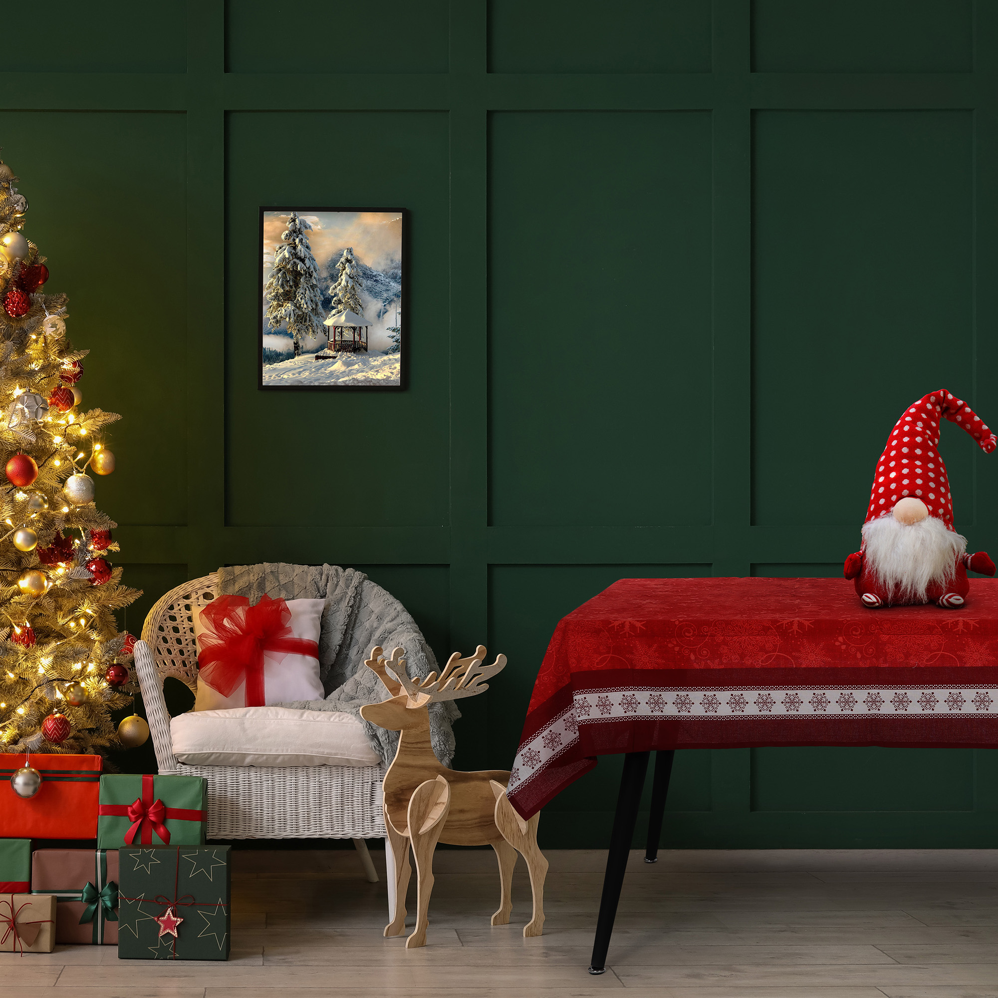 фото Скатерть ad trend textile xmas 140x240 см в ассортименте