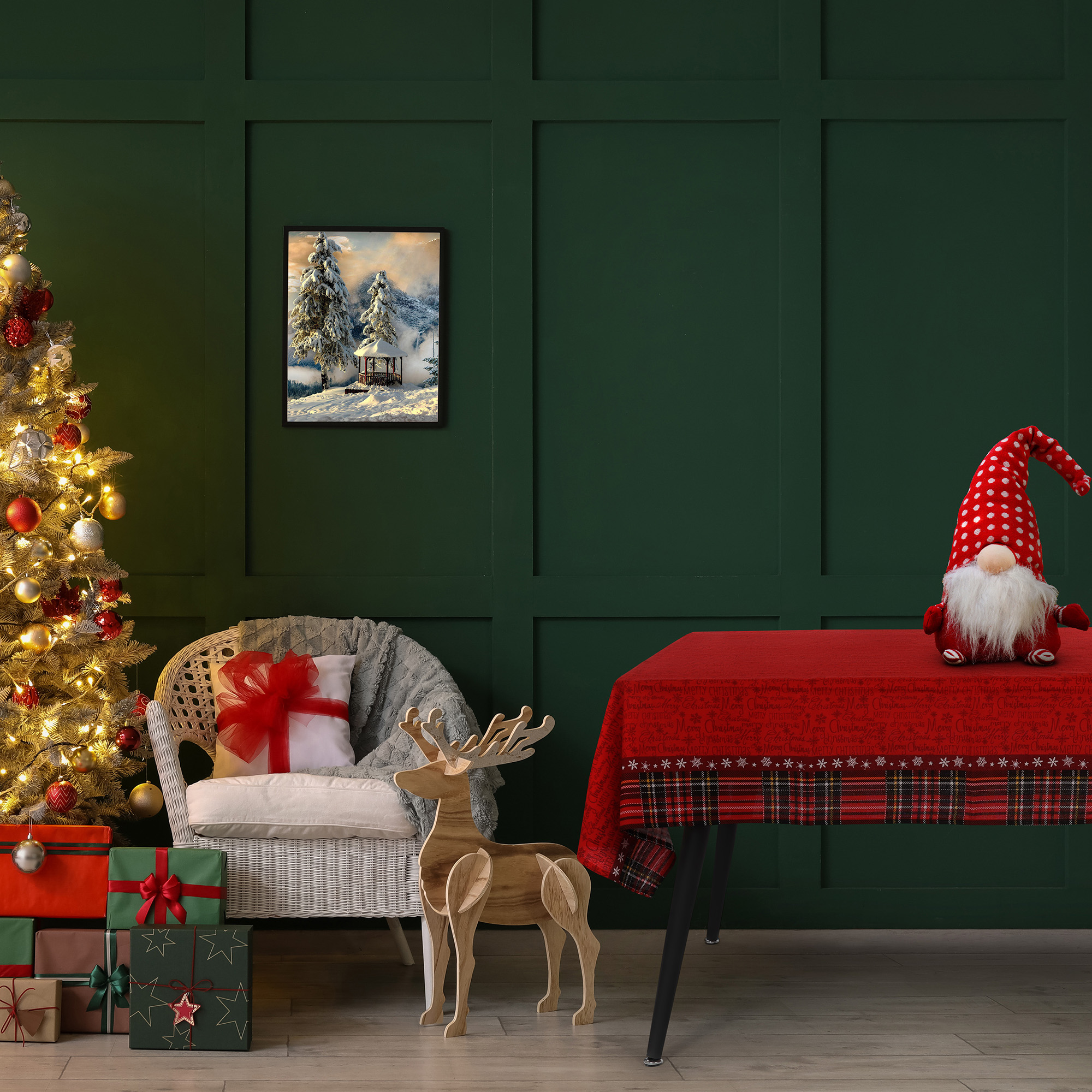 фото Скатерть ad trend textile xmas 140x240 см в ассортименте