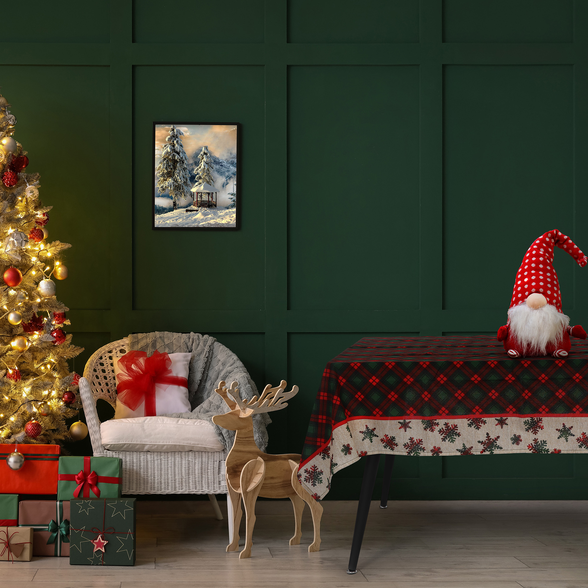 фото Скатерть ad trend textile xmas 140x320 см в ассортименте