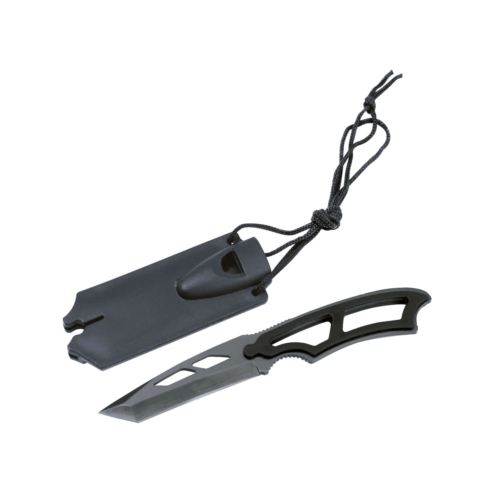 Складной нож Forester Mobile с футляром-свистком 17,3 см, цвет серый