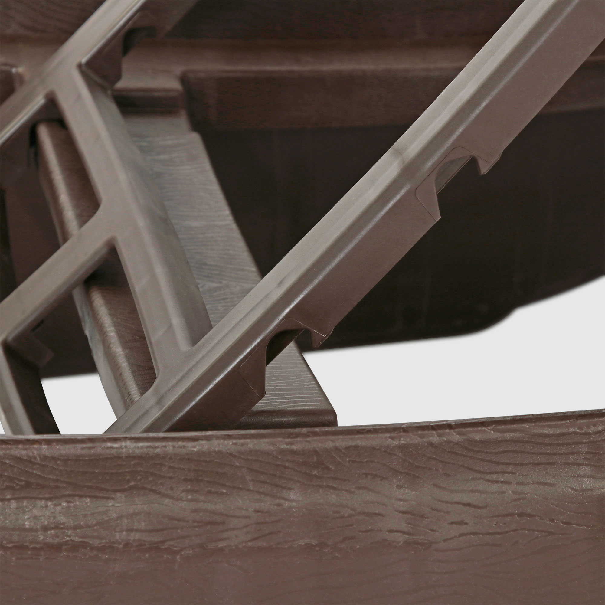 Шезлонг Mandella Titan коричневый 200х63х30 см - фото 8