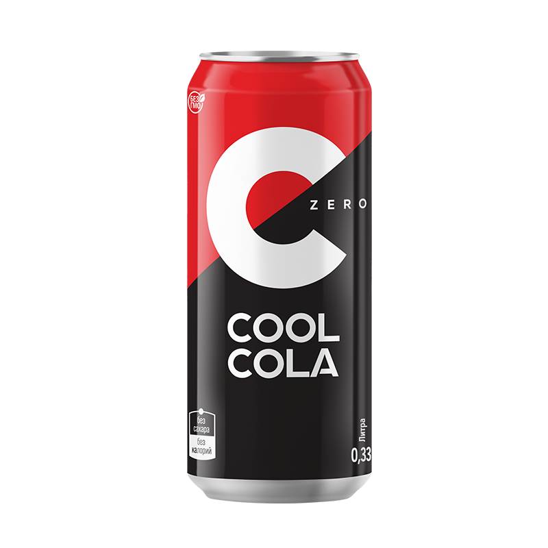 Напиток Очаково Cool Cola без сахара 0,33 л напиток волчок cola 0 33 литра газ ж б 24 шт в уп