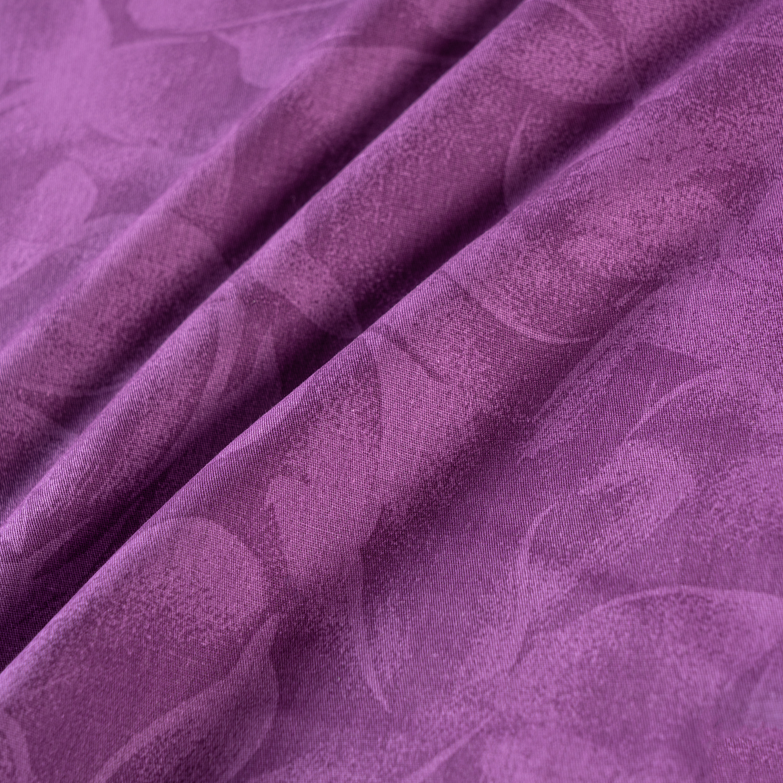 Простыня на резинке Estia Флёр фиолетовая 160х200+25 см, цвет фиолетовый - фото 2
