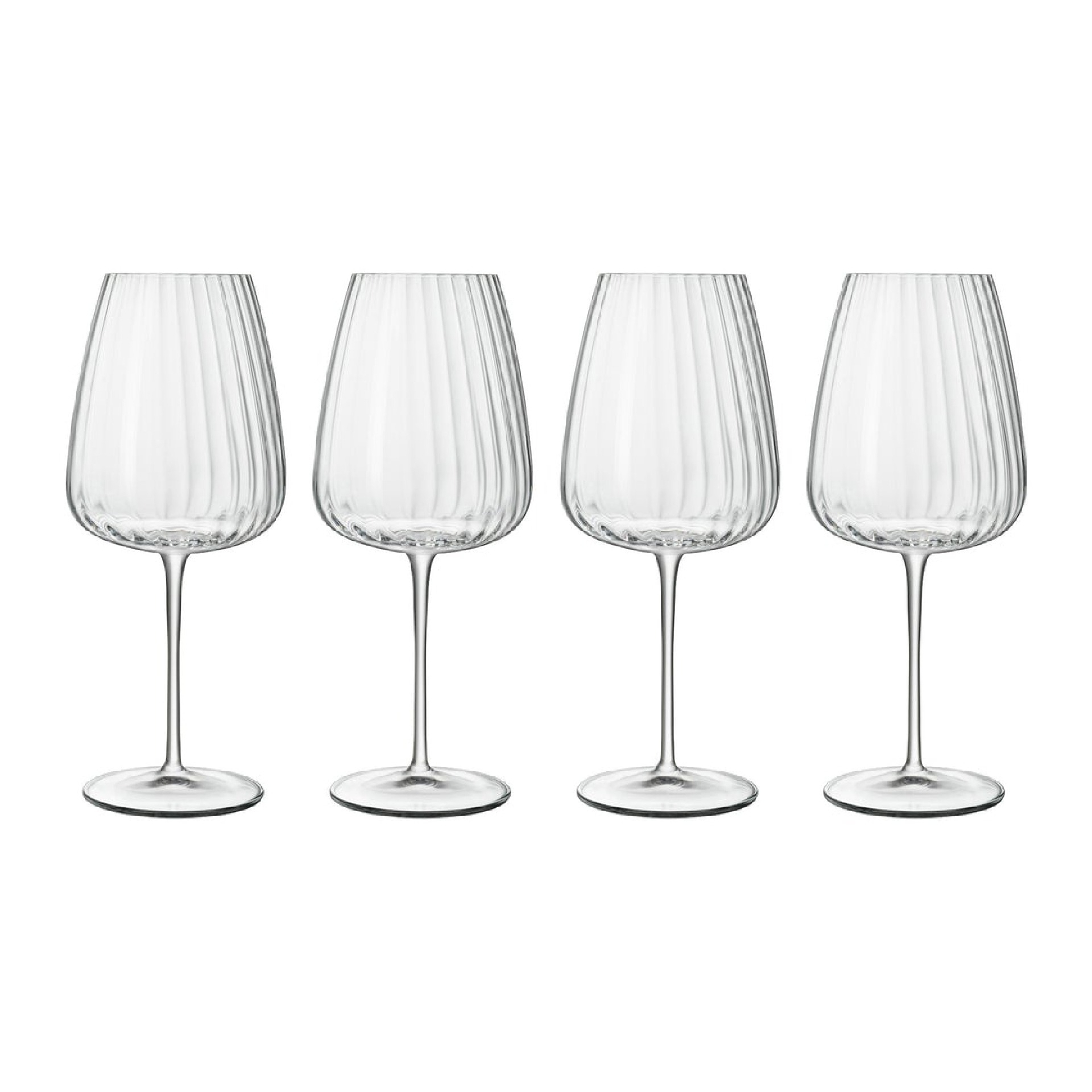Набор бокалов для красного вина Luigi Bormioli Оптика 700 мл 4 шт, цвет прозрачный - фото 1