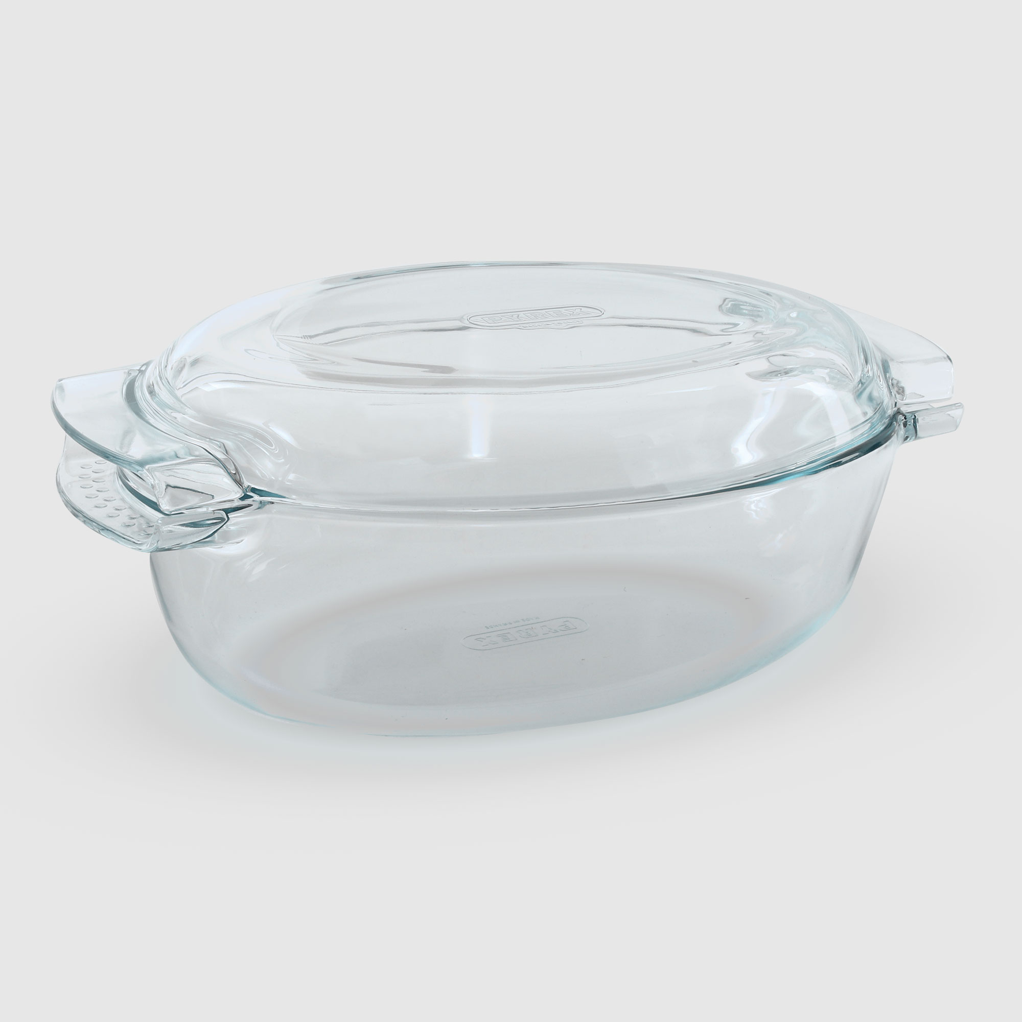 Кастрюля Pyrex овальная 5,8 л стекло лоток pyrex прямоугольный с пластиковой крышкой стекло 4 0 л
