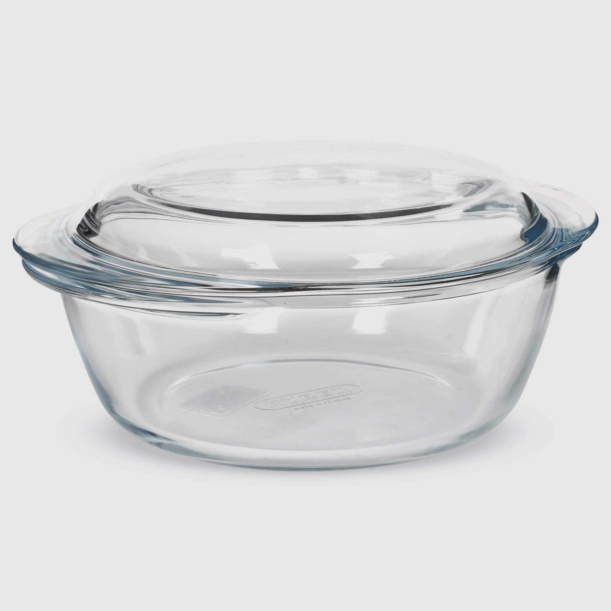 кастрюля pyrex essentials 1 4л 17 5см круглая с крышкой жаропрочное стекло Кастрюля стеклянная Pyrex круглая с крышкой 1,6 л