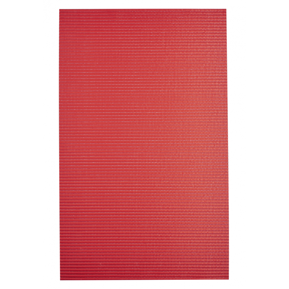 Коврик из вспененного ПВХ Ridder Standard красный 50x80 см противоскользящий коврик ridder loup прозрачный 38x70 609100