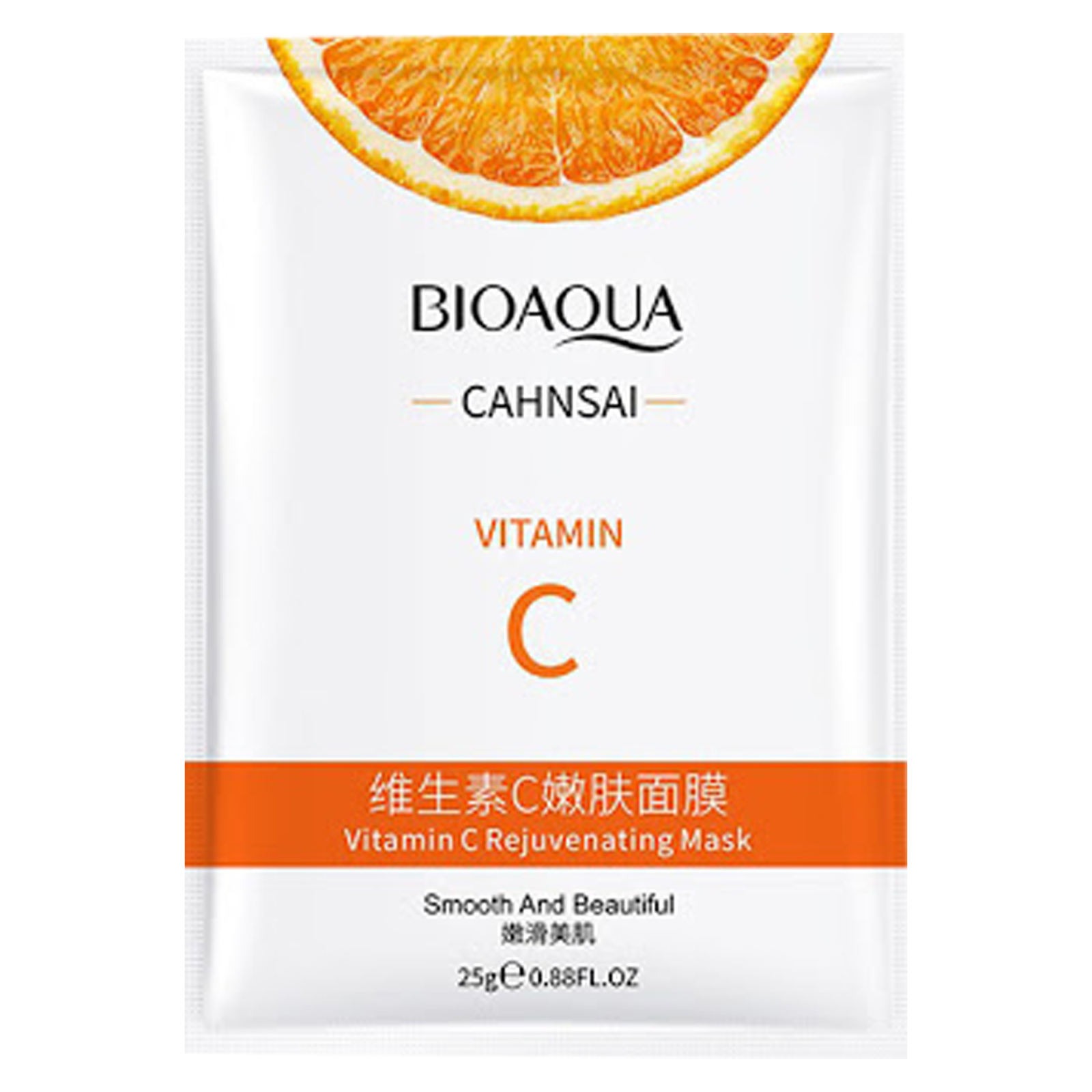 Маска Bioaqua для лица тканевая с витамином С 30 г tonymoly маска тканевая для лица с витамином с