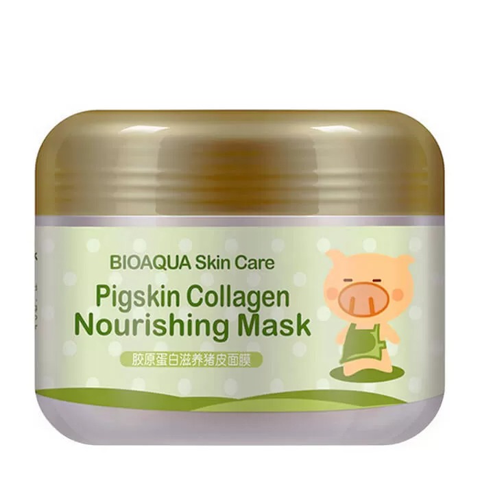Маска Bioaqua для лица питательная с коллагеном 100 мл mixit питательная маска для лица vitamin smoothie mask puzzle 3