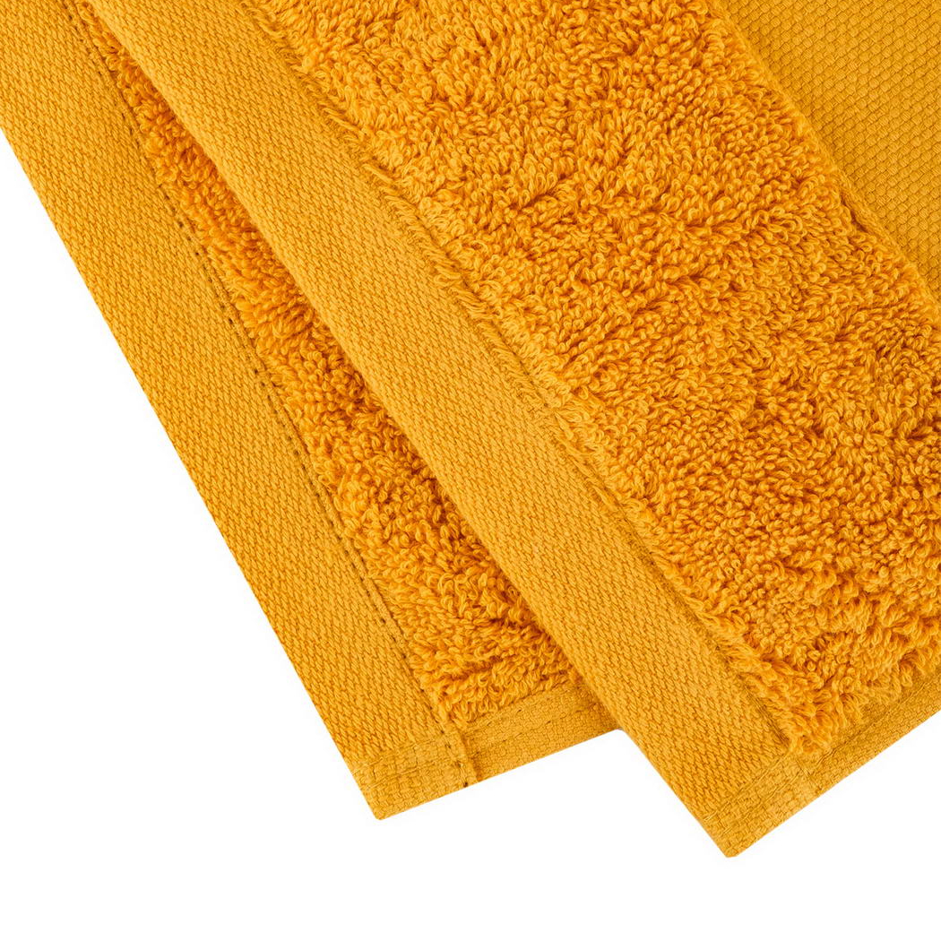 Махровое полотенце Sofi De Marko Kerry горчичное 50х90 см, цвет горчичный - фото 3