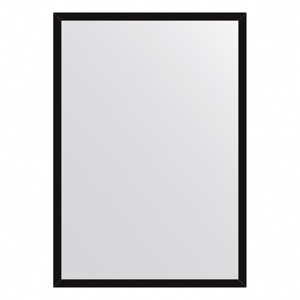 Зеркало в багетной раме Evoform черный 20 мм 46х66 см зеркало в раме мозаика прямоугольное 60х160 см цвет чёрный
