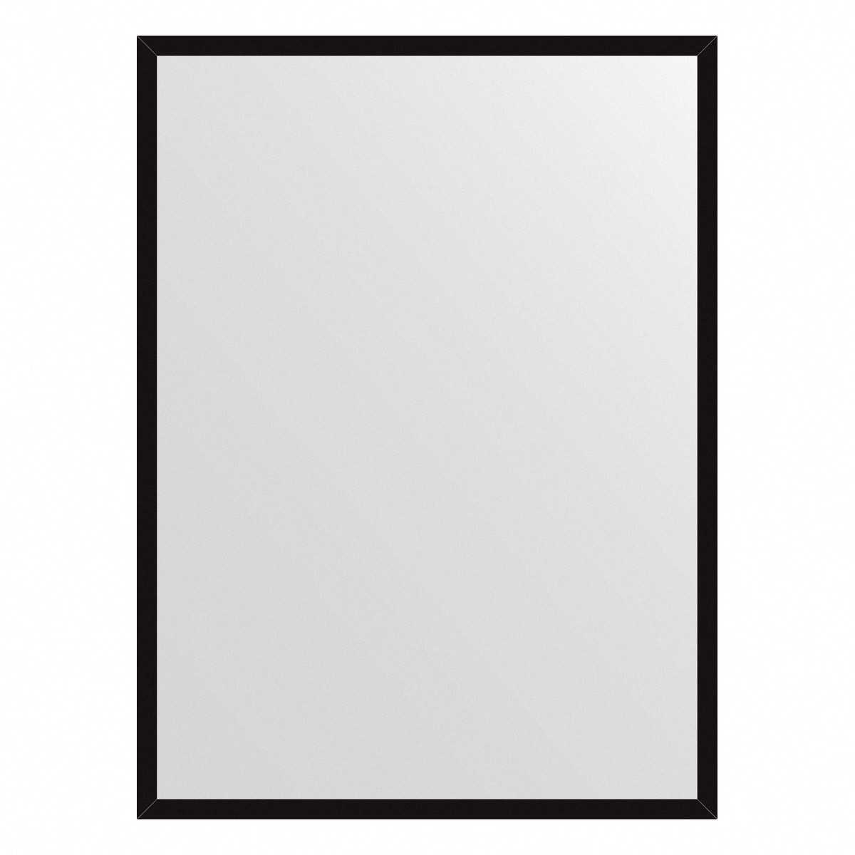 Зеркало в багетной раме Evoform черный 20 мм 56х76 см зеркало в раме мозаика прямоугольное 60х160 см цвет чёрный