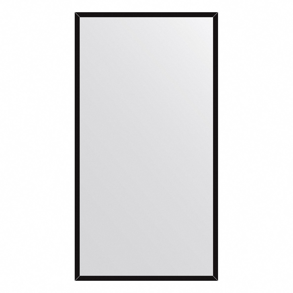 Зеркало в багетной раме Evoform черный 20 мм 56х106 см зеркало в раме мозаика прямоугольное 60х160 см цвет чёрный