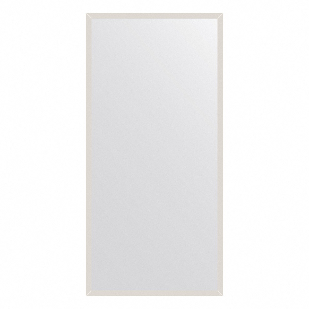 Зеркало в багетной раме Evoform белый 20 мм 46х96 см зеркало в багетной раме evoform хром 18 мм 46х96 см