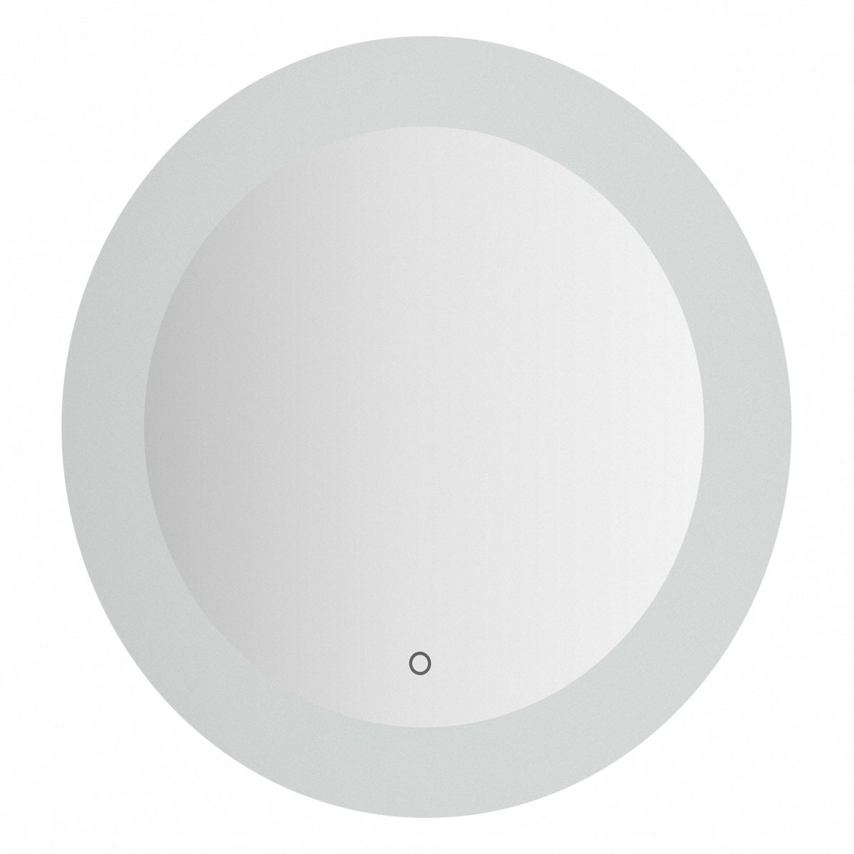 Зеркало Evoform с LED-подсветкой 13,5 W Ø60 см Сенсорный выключатель Нейтральный белый свет выключатель ba10 005b этюд 1клавишный открытой проводки 10а с индикацией белый schneider electric