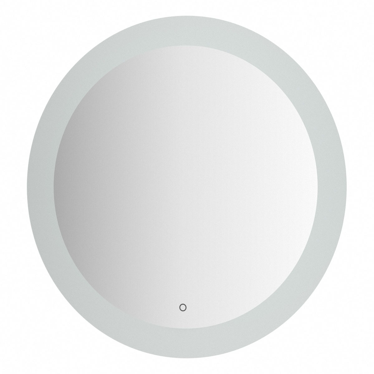 Зеркало Evoform с LED-подсветкой 19,5 W Ø80 см Сенсорный выключатель Нейтральный белый свет выключатель ba10 005b этюд 1клавишный открытой проводки 10а с индикацией белый schneider electric