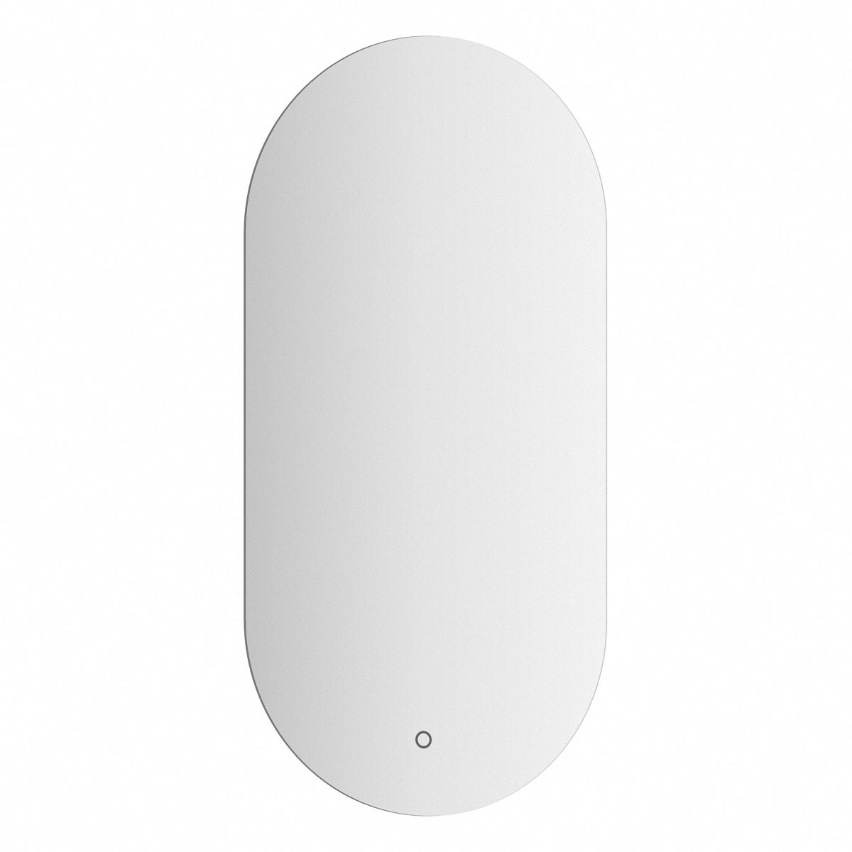Зеркало Evoform с LED-подсветкой 16,5 W 40х80 см Сенсорный выключатель Нейтральный белый свет зеркало alcora cadiz led 80x60 сенсорный выключатель злп195 super pack