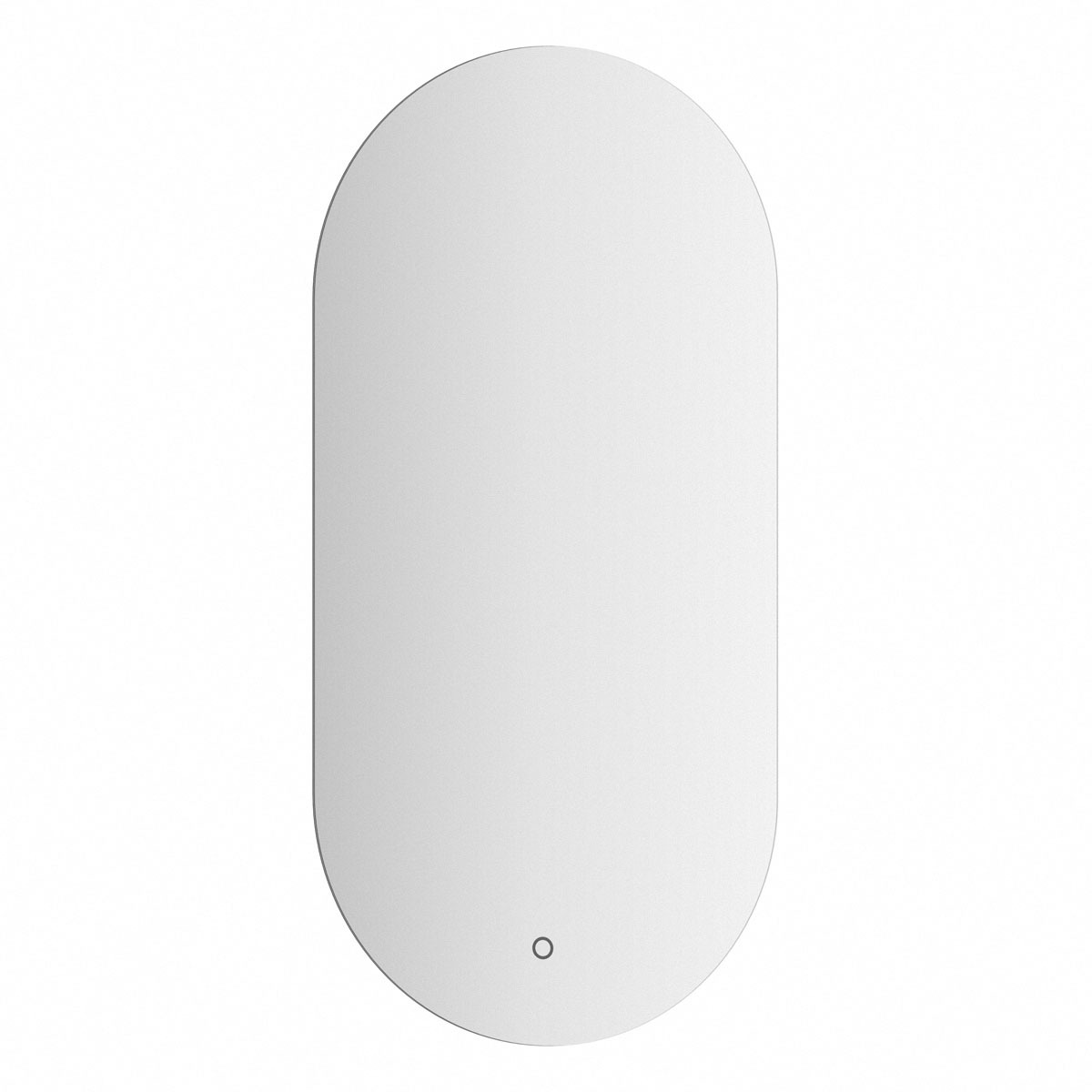 Зеркало Evoform с LED-подсветкой 16,5 W 40х80 см Сенсорный выключатель Теплый белый свет зеркало alcora cadiz led 80x60 сенсорный выключатель злп195 super pack