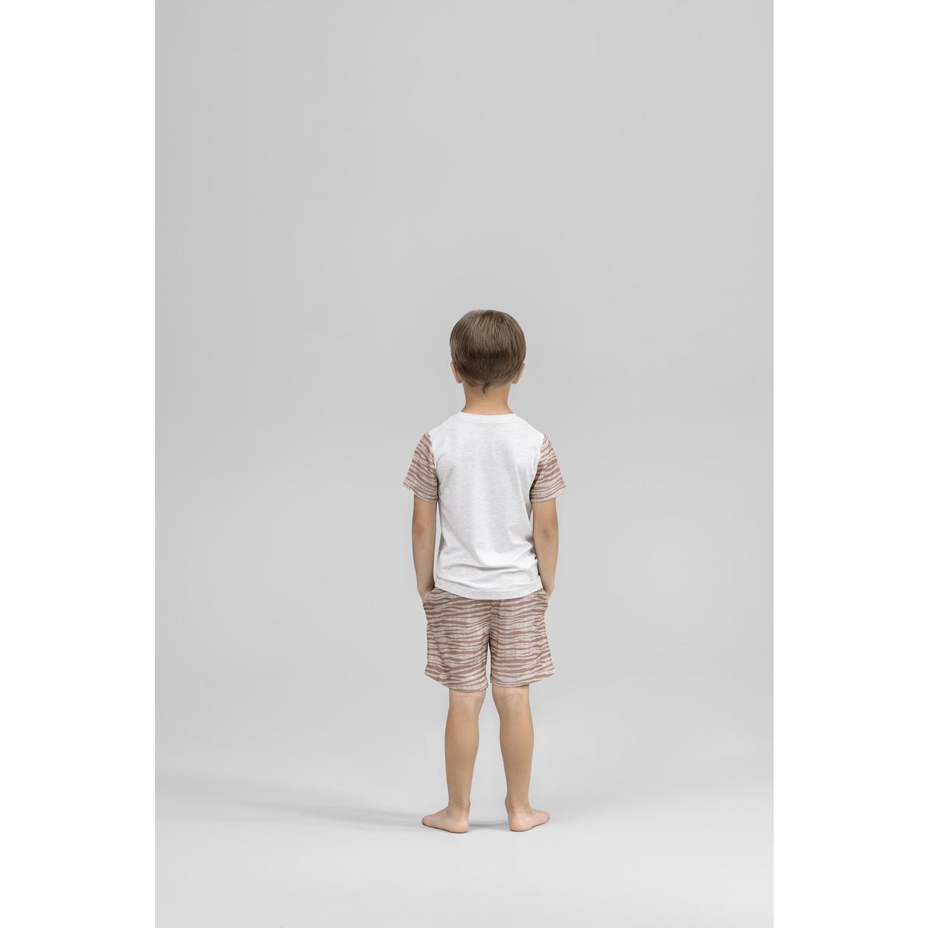 Пижама для мальчиков Kids by togas Сафари бежевый 92-98 см, размер 92-98 см - фото 5