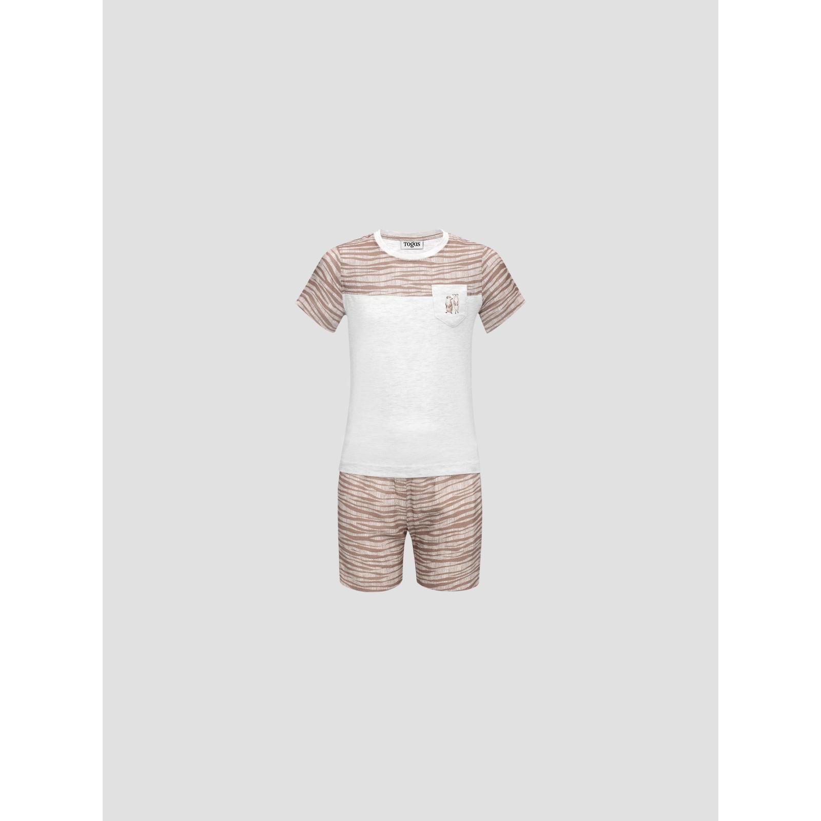 Пижама для мальчиков Kids by togas Сафари бежевый 140-146 см жен пижама с брюками фреш розовый р 54