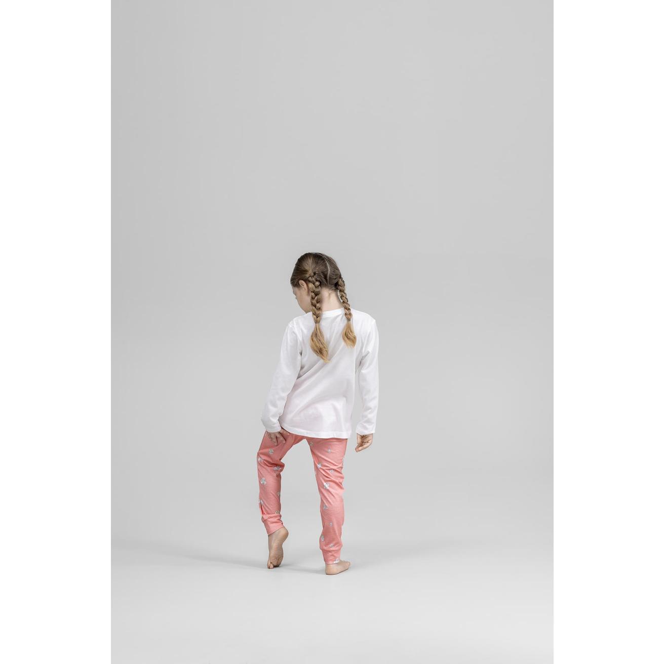 Пижама для девочек Kids by togas Стробби бело-розовый 128-134 см, цвет белый, размер 128-134 см - фото 6