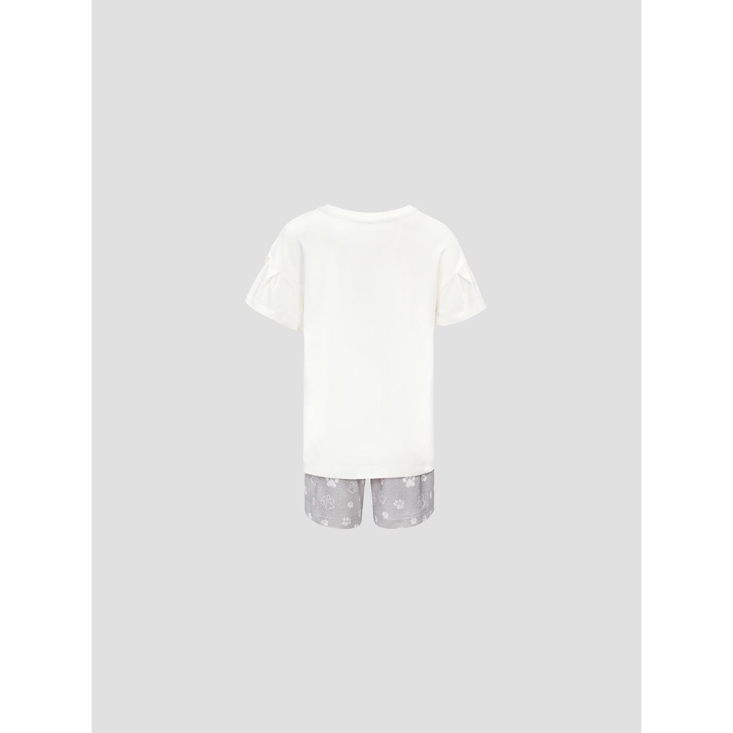 Пижама для девочек Kids by togas Китти бело-серая 92-98 см, цвет белый, размер 92-98 см - фото 2