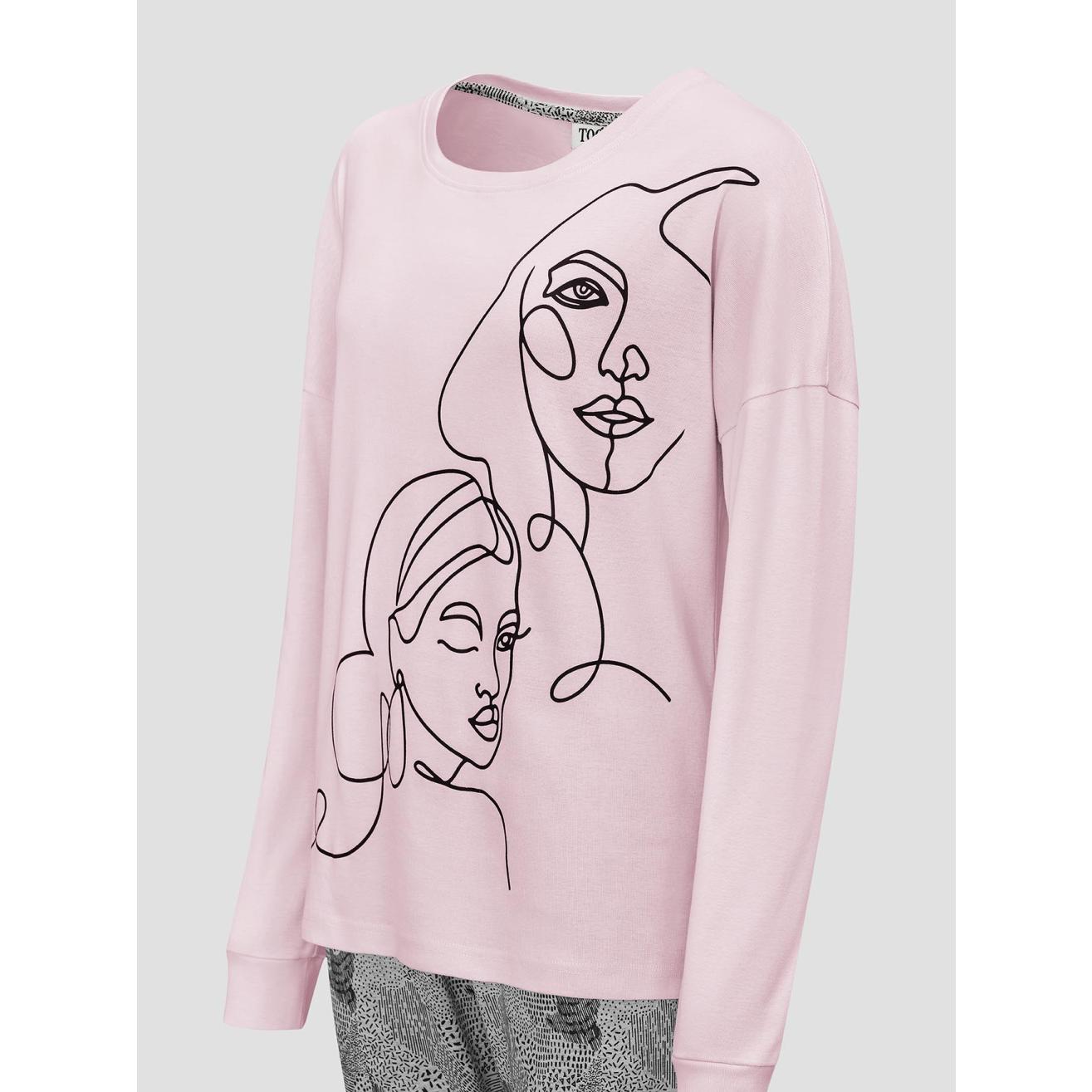 Пижама для девочек Togas Teens Кэрри розово-серая 152 см, цвет розовый, размер 152 см - фото 3