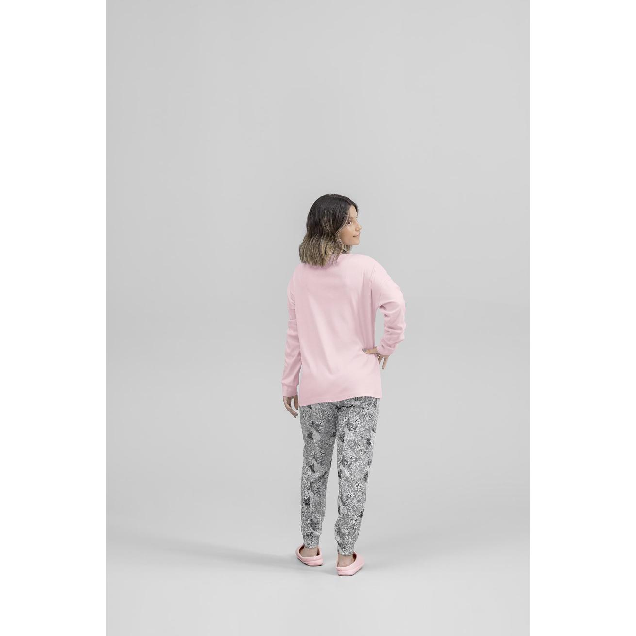 Пижама для девочек Togas Teens Кэрри розово-серая 152 см, цвет розовый, размер 152 см - фото 6