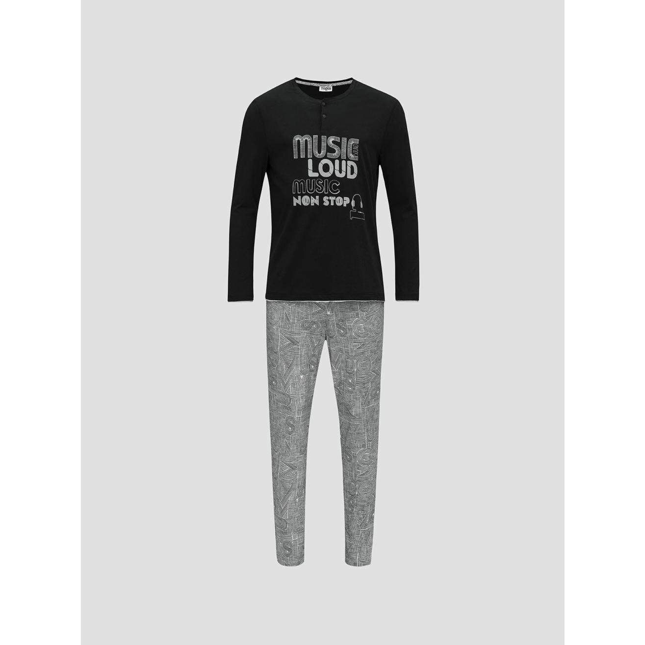 Пижама для мальчиков Togas Teens Харпер серо-черная 170 см, цвет серо-черный, размер 170 см - фото 1