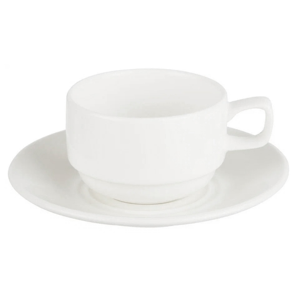 Набор Wilmax чайная чашка и блюдце 220 мл блюдце laura ashley petit fleur мини 12 см