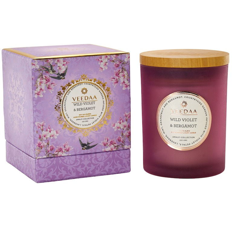 Свеча в стекле Veedaa Wild Violet & Bergamot (8906136680005) свеча veedaa velvet vanille