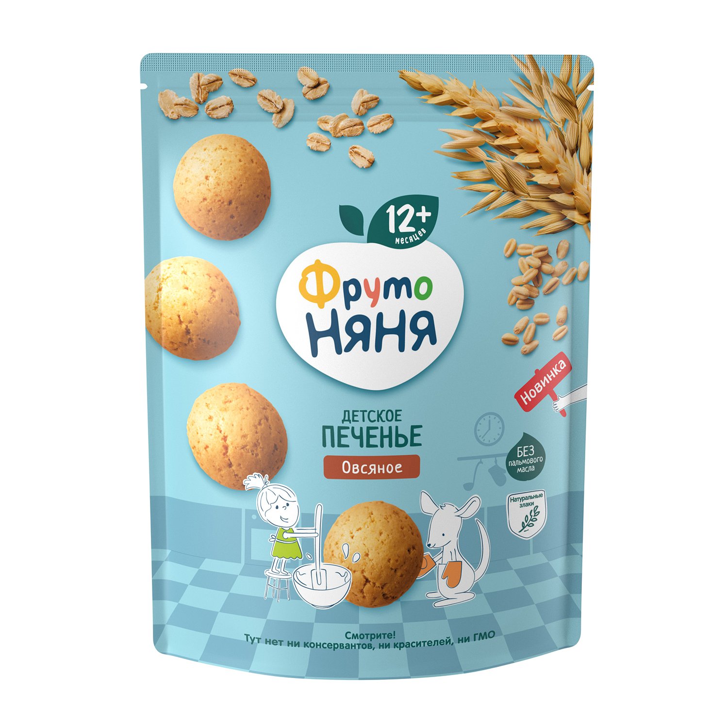 

Печенье ФрутоНяня овсяное с 12месяцев, 120 г