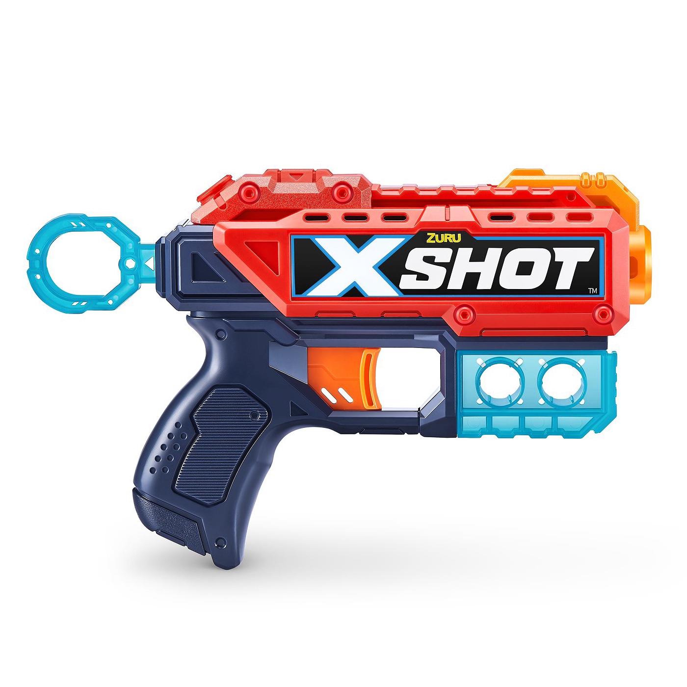 Бластер Zuru X-Shot Kickback бластер 2bulletsgun стреляет мягкими и гелевыми пулями