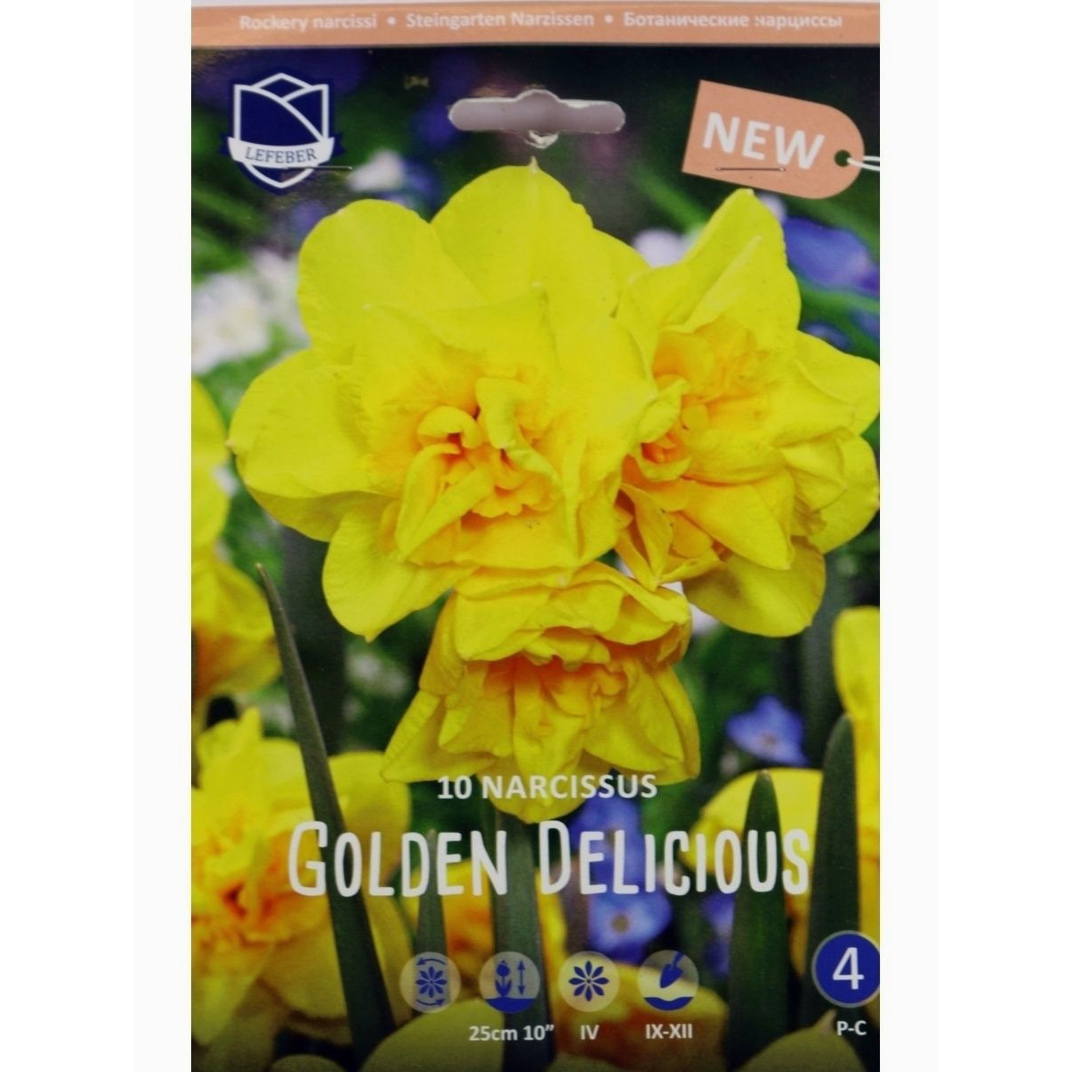 

Нарцисс Lefeber Golden delicious 10 шт