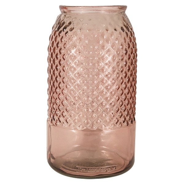 Ваза San Miguel Diamante розовая 28 см ваза для цветов свадебная