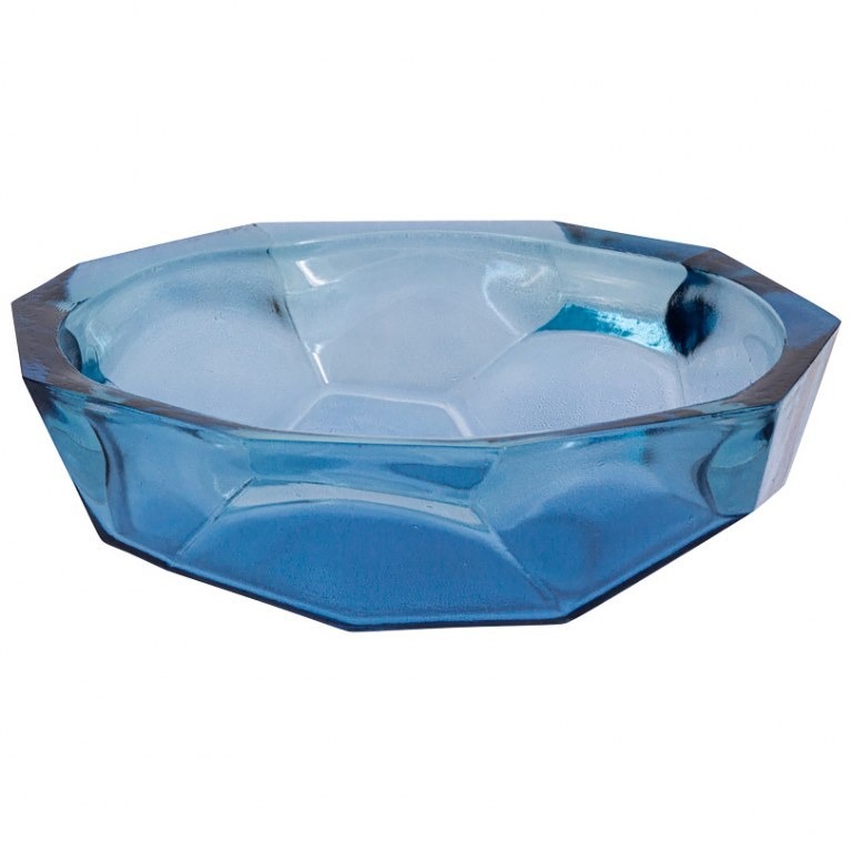 Ваза San Miguel Origami синяя 25 см ваза резная glasar синяя 16х16х25 см