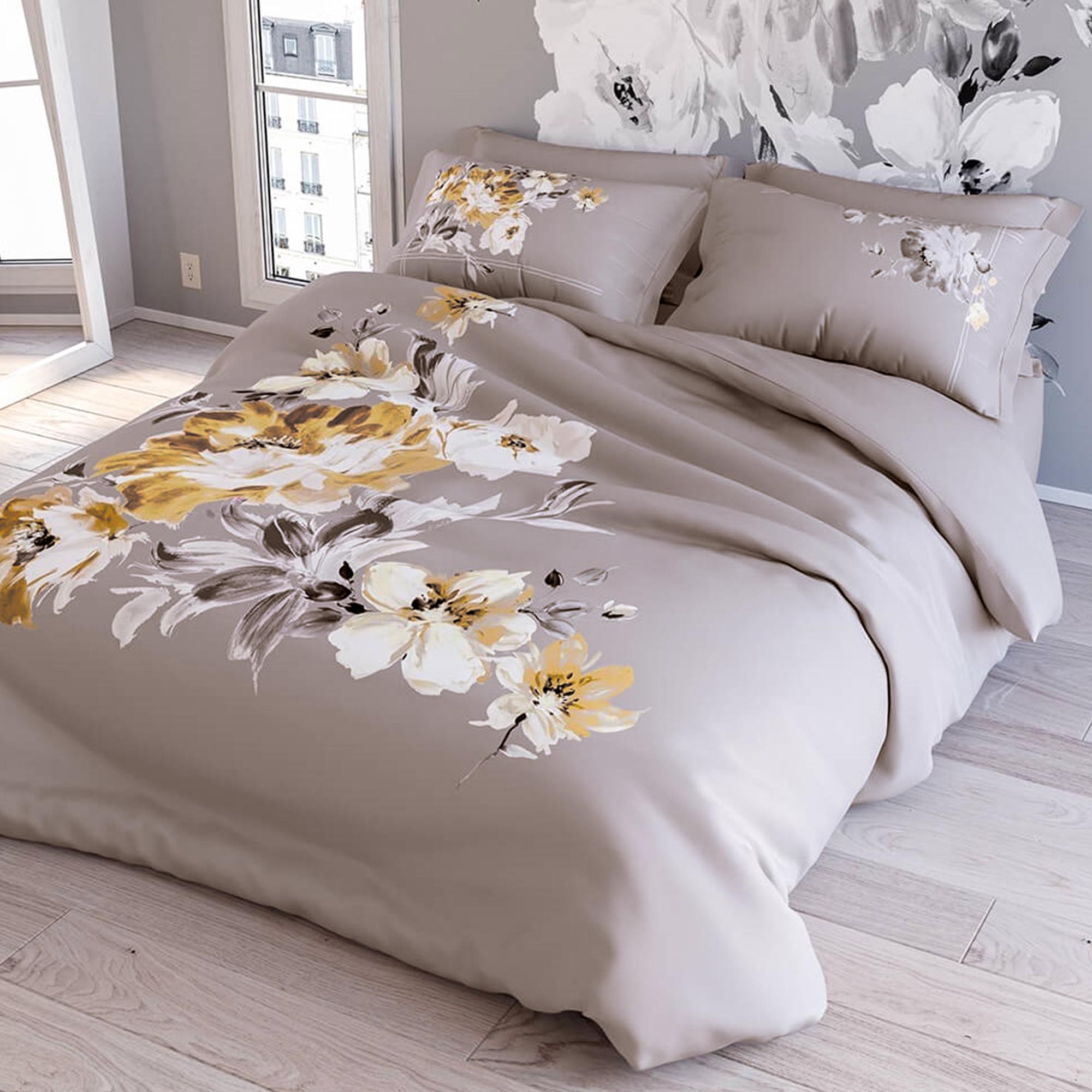 Комплект постельного белья Cogal Eternity Flowers разноцветный Полуторный, размер Полуторный - фото 1