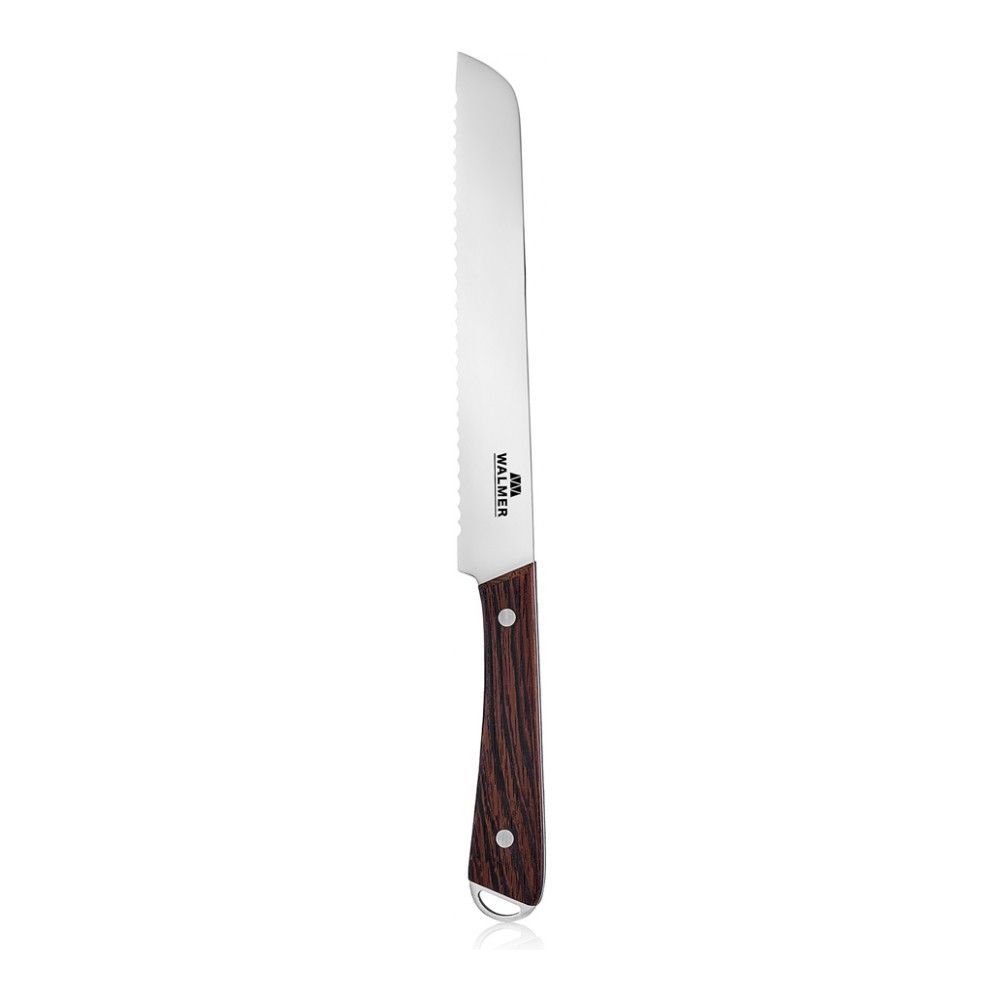 Нож для хлеба Walmer Wenge 20 см - фото 1