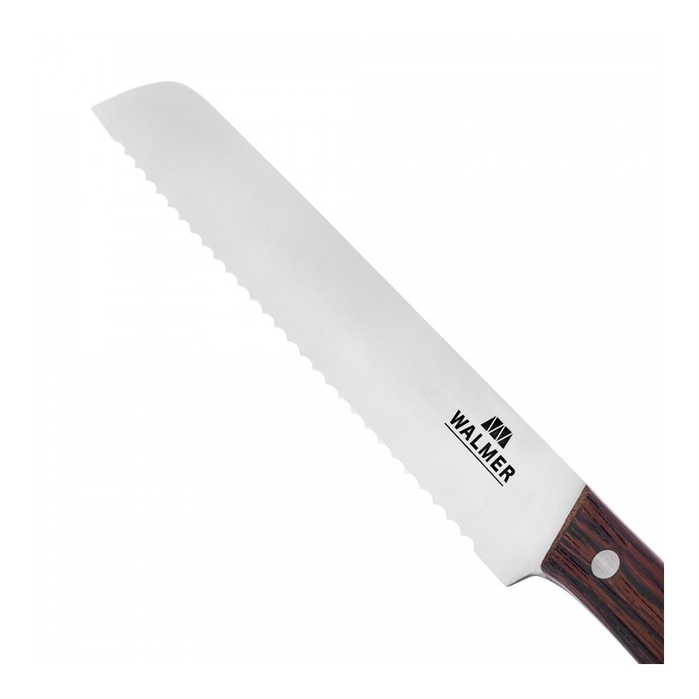 Нож для хлеба Walmer Wenge 20 см - фото 2