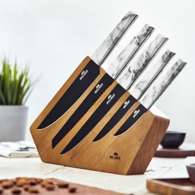Набор ножей Walmer Lodstone на магнитной подставке 6 предметов - фото 2