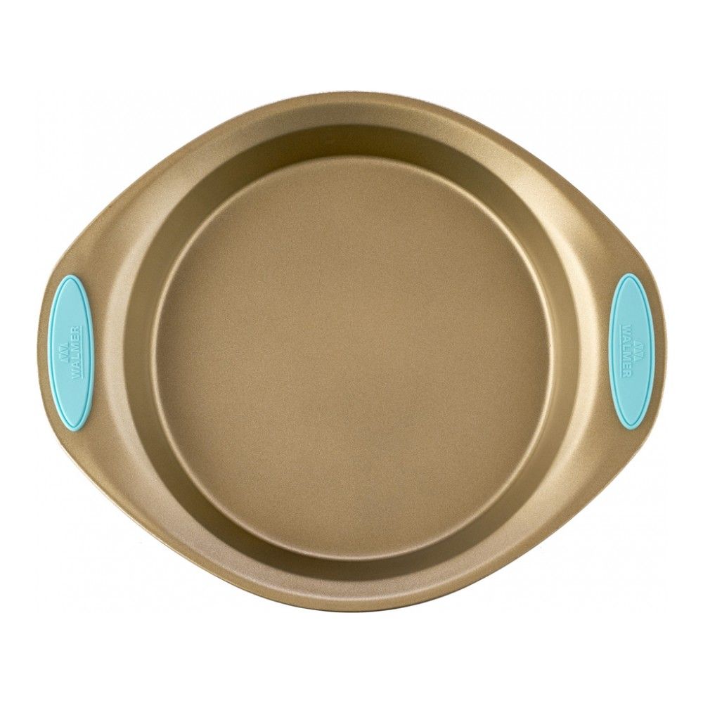 Круглая форма для выпечки Walmer Crown с ручками 31*25.5*5 см, цвет золотой - фото 2