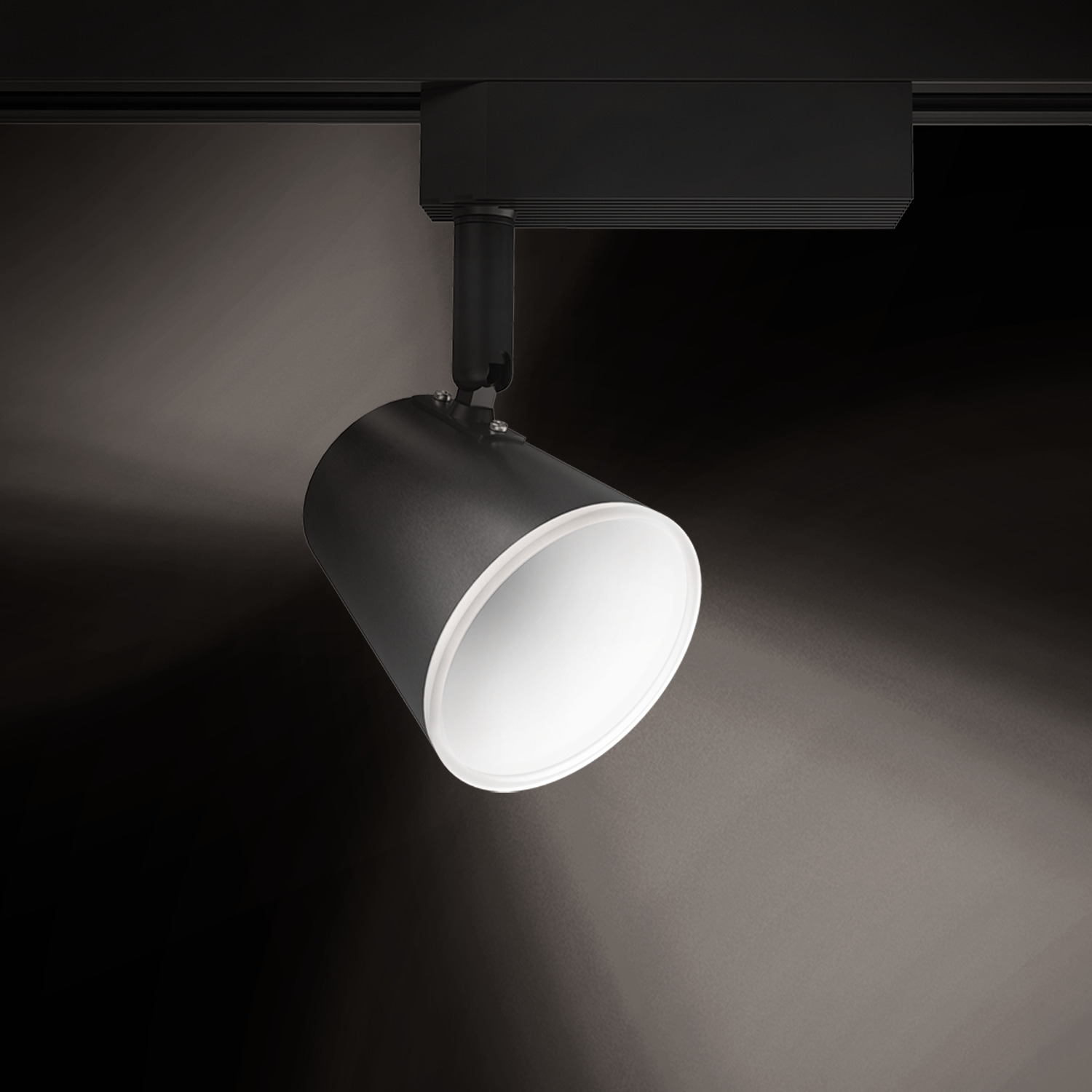 Трековый однофазный светильник Gauss LED, 4000К, 250 Лм, цвет черный, форма цилиндр, 5Вт, 105X76X140 - фото 3