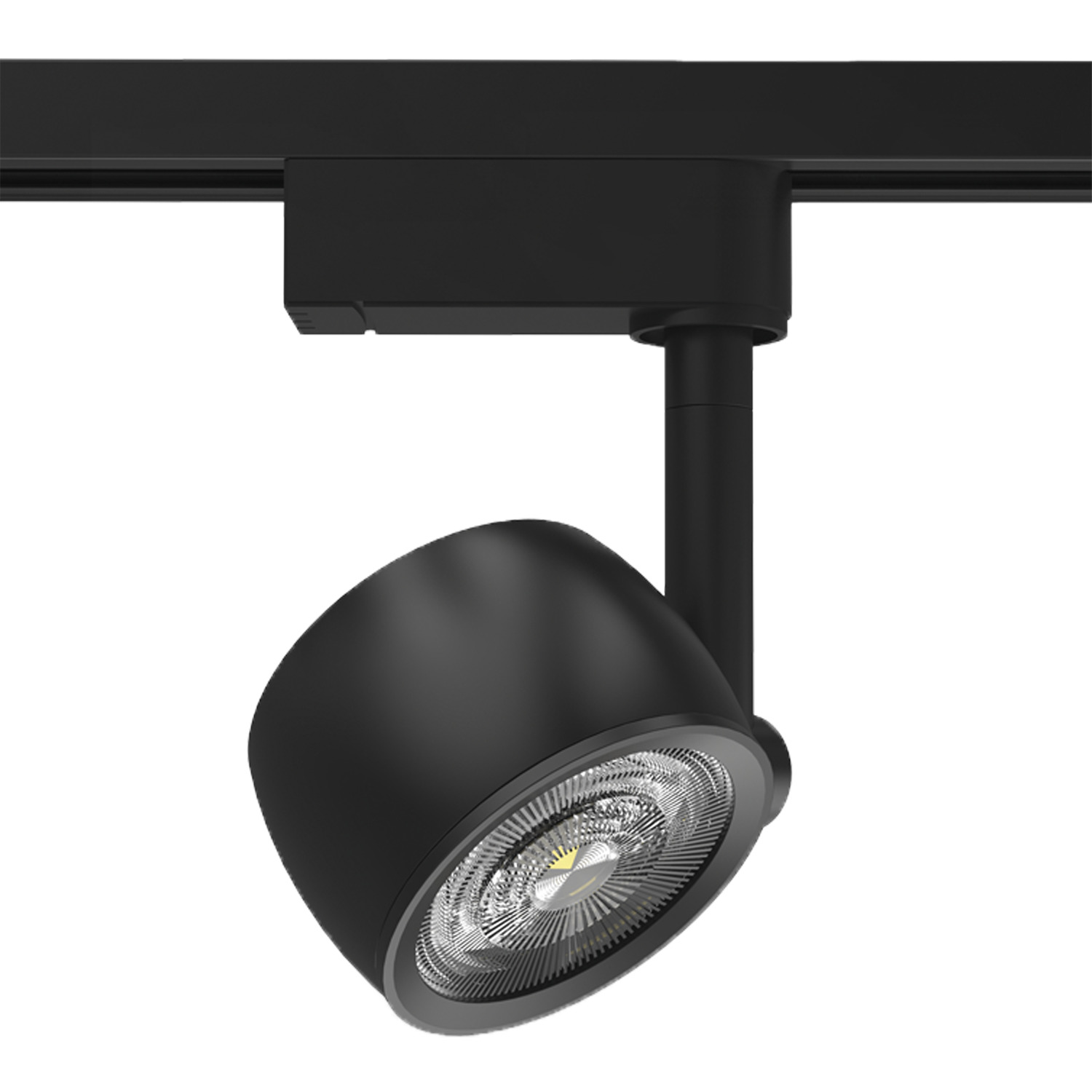 Трековый однофазный светильник Gauss LED с подсветкой, 4000К, 520 Лм, цвет черный, форма круг, 12Вт - фото 2