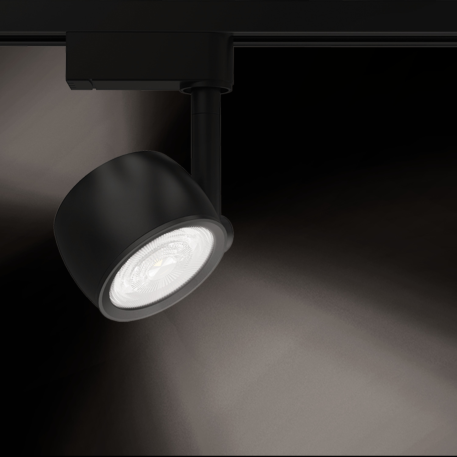 Трековый однофазный светильник Gauss LED с подсветкой, 4000К, 520 Лм, цвет черный, форма круг, 12Вт - фото 3
