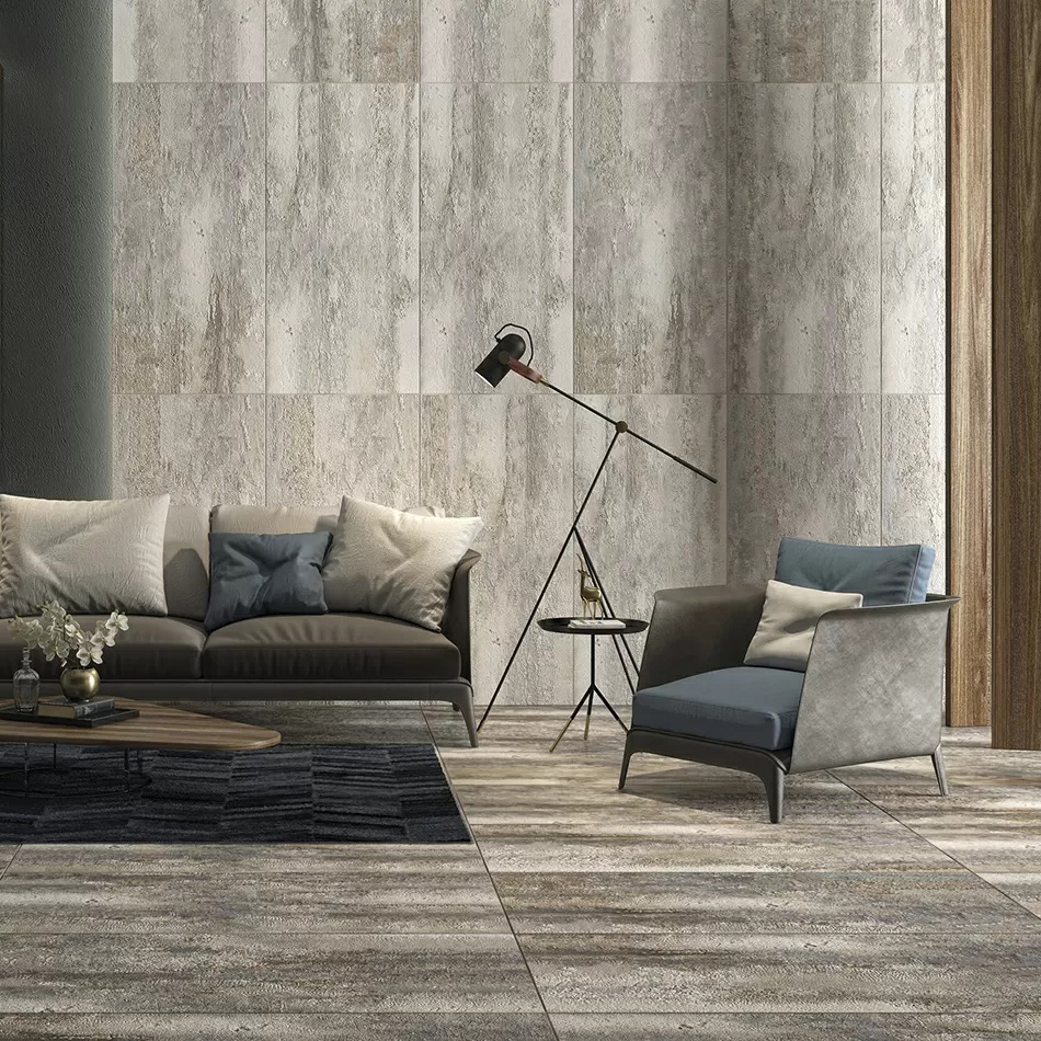 фото Плитка decovita cement grey hdr stone 60х120 см